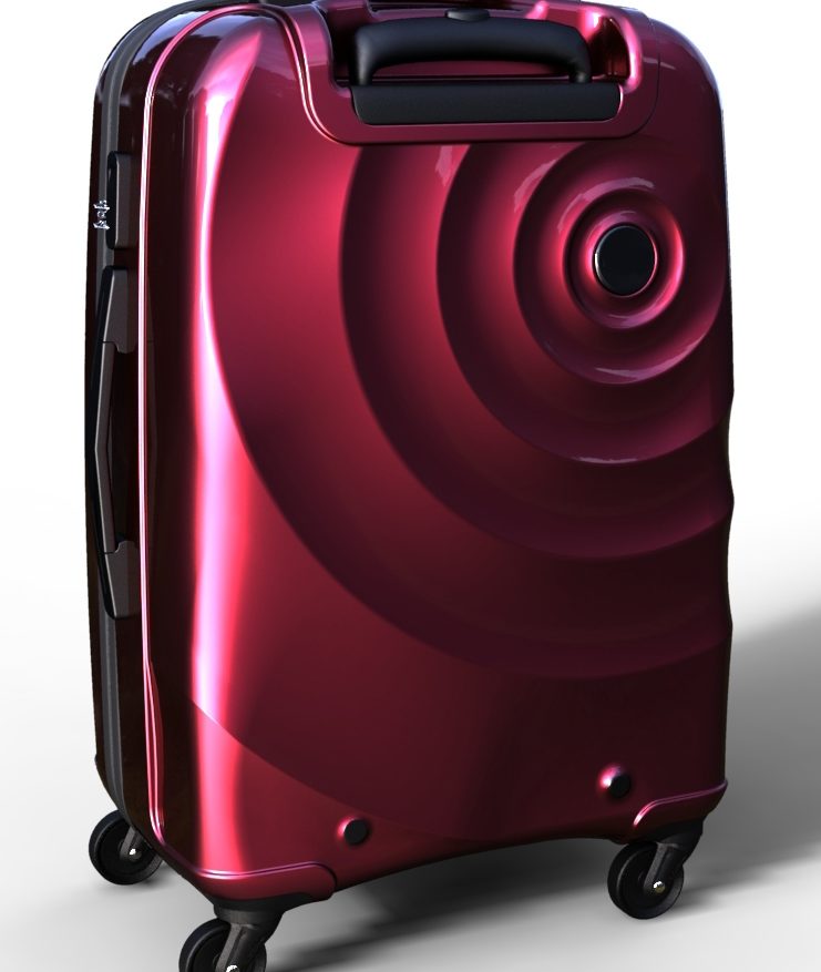 trolley suitcase bag 3d model max  fbx ma mb texture obj 285278