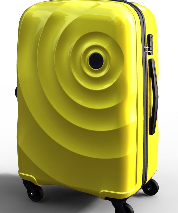 trolley suitcase bag 3d model max  fbx ma mb texture obj 285279