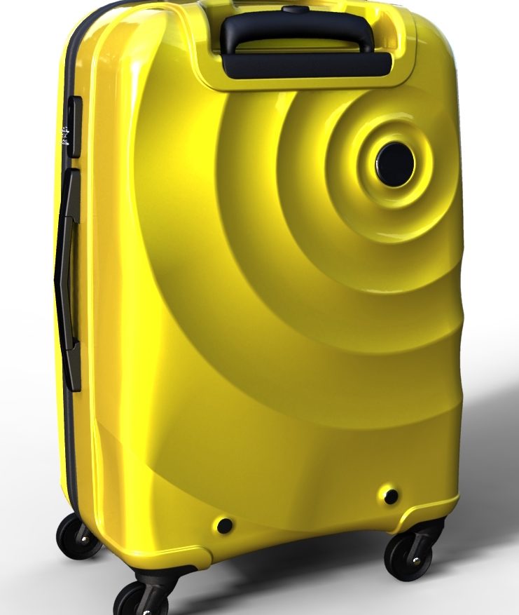trolley suitcase bag 3d model max  fbx ma mb texture obj 285280