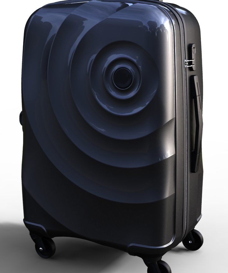 trolley suitcase bag 3d model max  fbx ma mb texture obj 285281