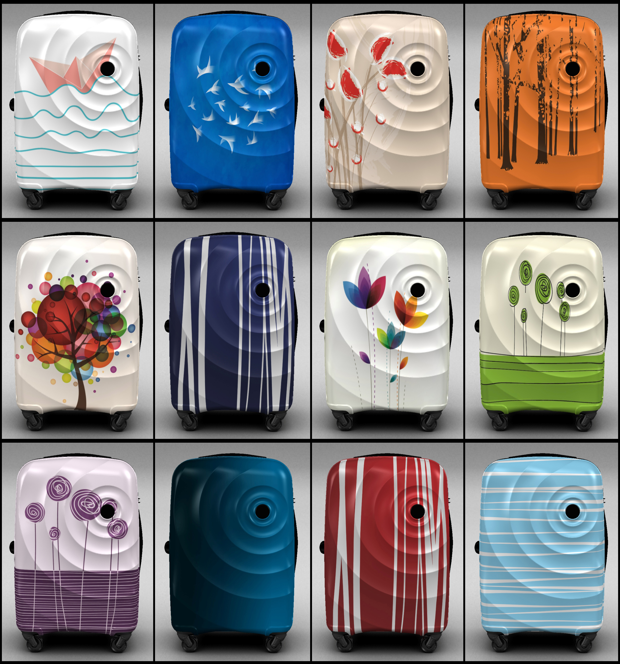 Trolley Suitcase Bag 3d Model Trolley Suitcase Bag 3d Model Max Fbx Ma Mb Texture Obj 285284