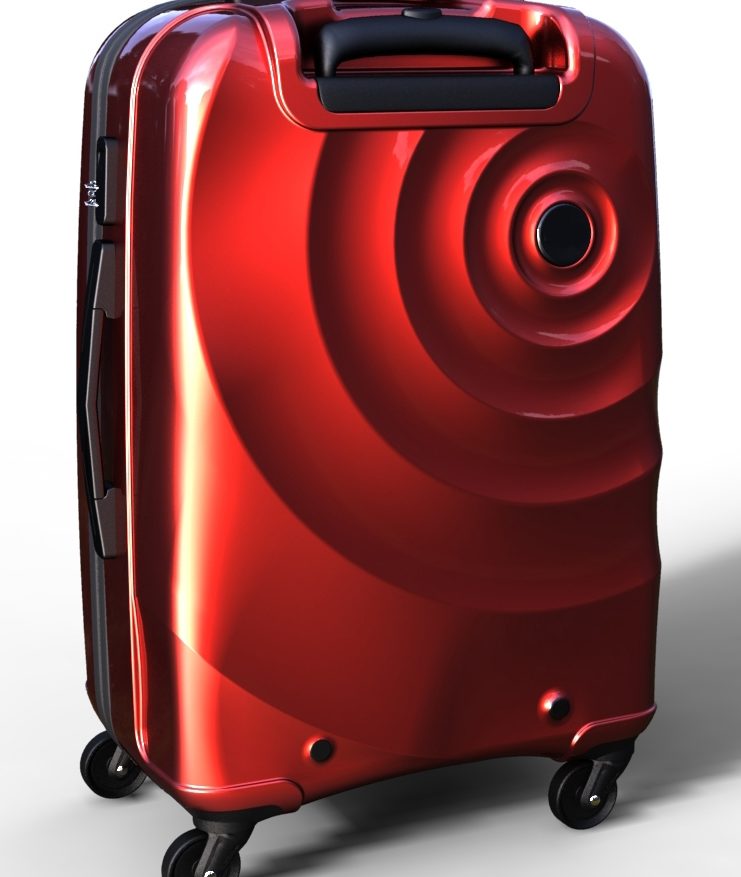trolley suitcase bag 3d model max  fbx ma mb texture obj 285286