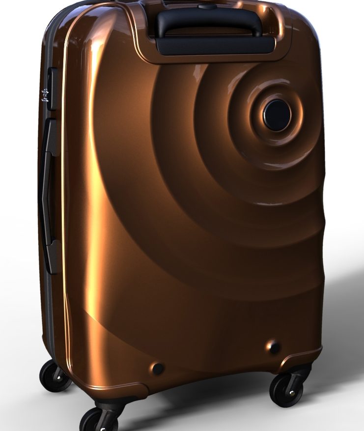 trolley suitcase bag 3d model max  fbx ma mb texture obj 285290