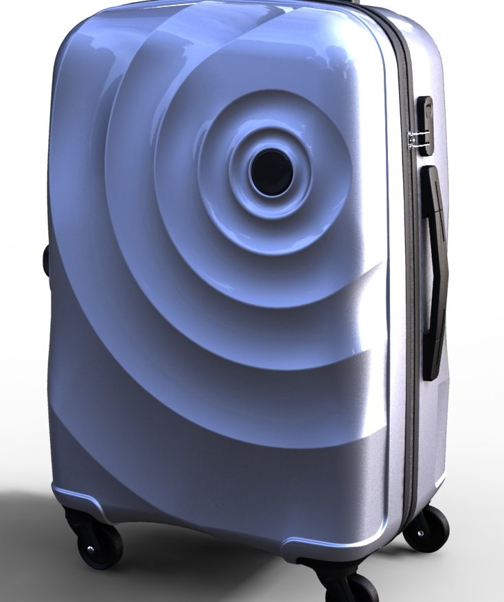 trolley suitcase bag 3d model max  fbx ma mb texture obj 285291