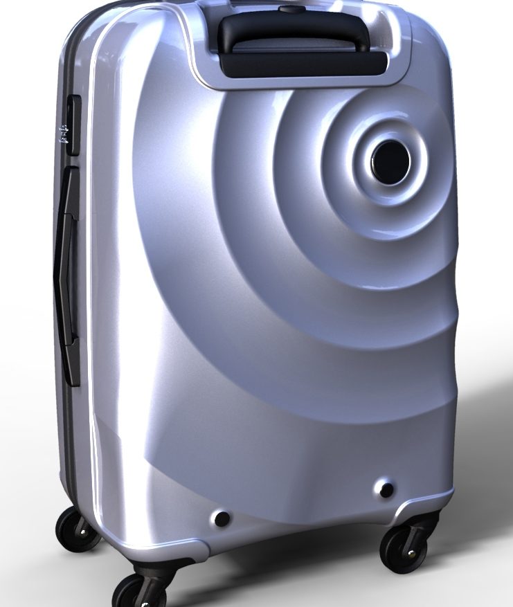 trolley suitcase bag 3d model max  fbx ma mb texture obj 285292