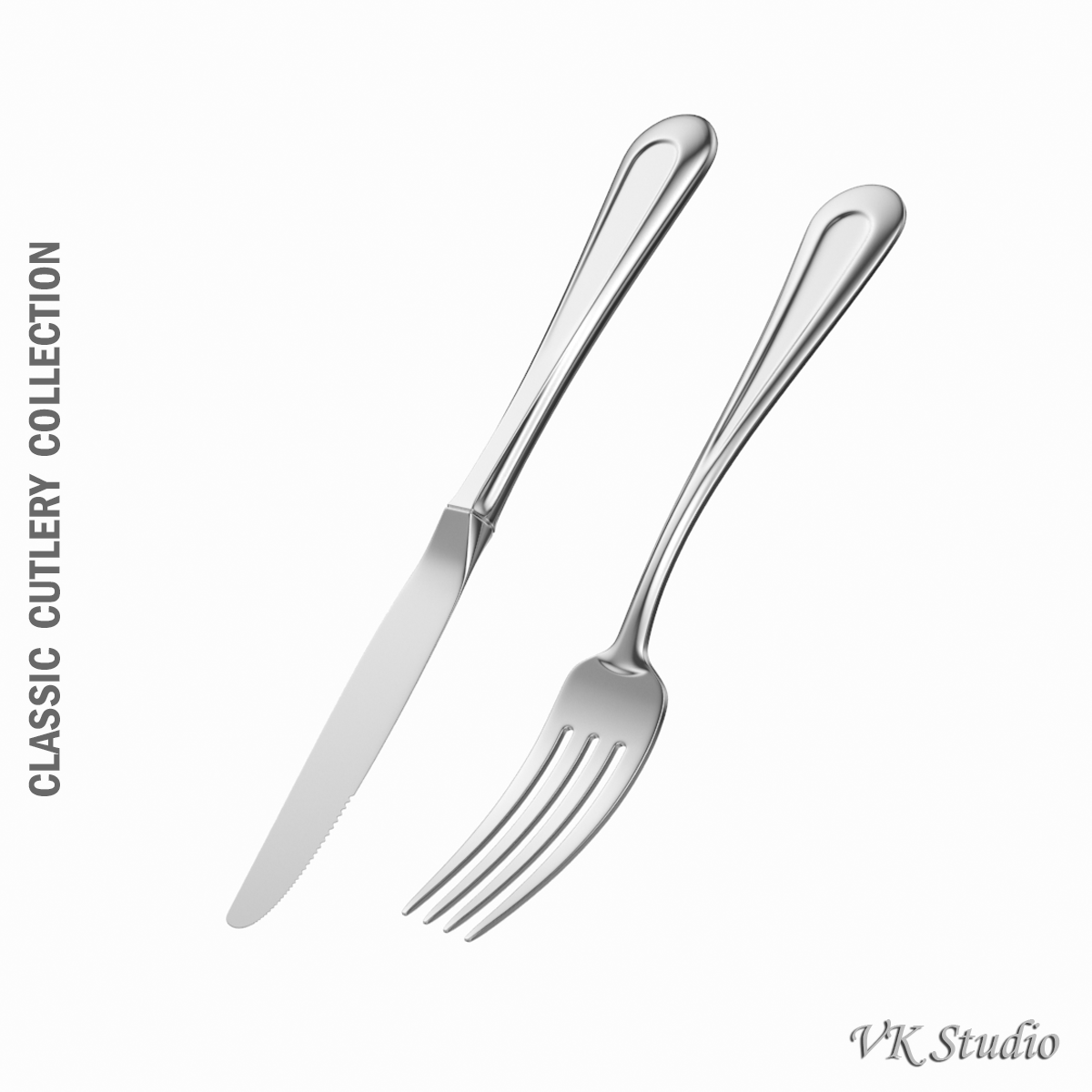dessert knife and fork classic cutlery 3d model 3ds c4d fbx max max ma mb obj txt png stl 285929