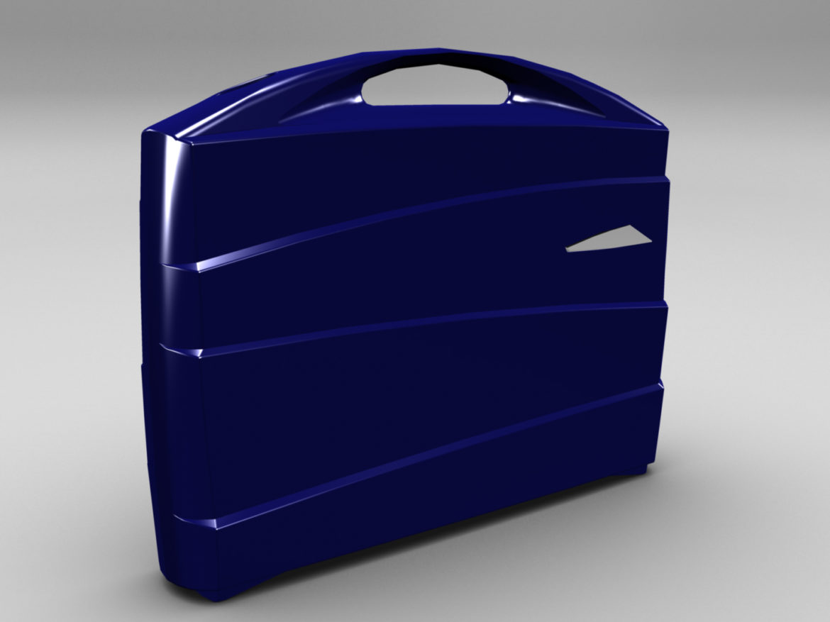 metal suitcase 3d model max fbx ma mb obj 286021