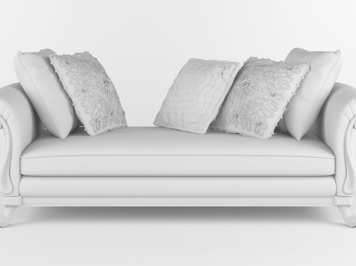 royal sofa with pillows 3d model max fbx ma mb obj 286258