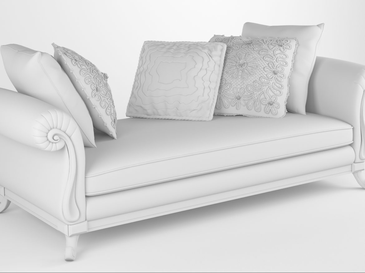royal sofa with pillows 3d model max fbx ma mb obj 286259