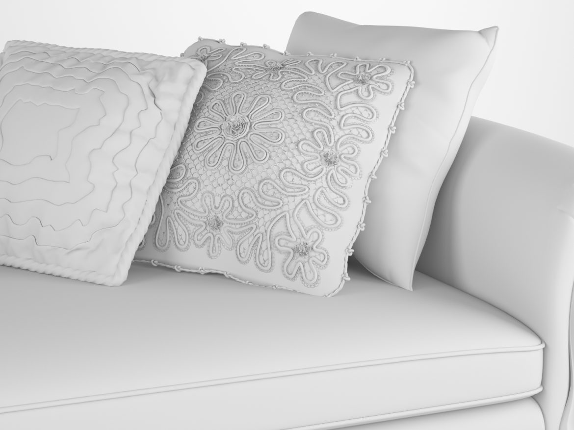 royal sofa with pillows 3d model max fbx ma mb obj 286260