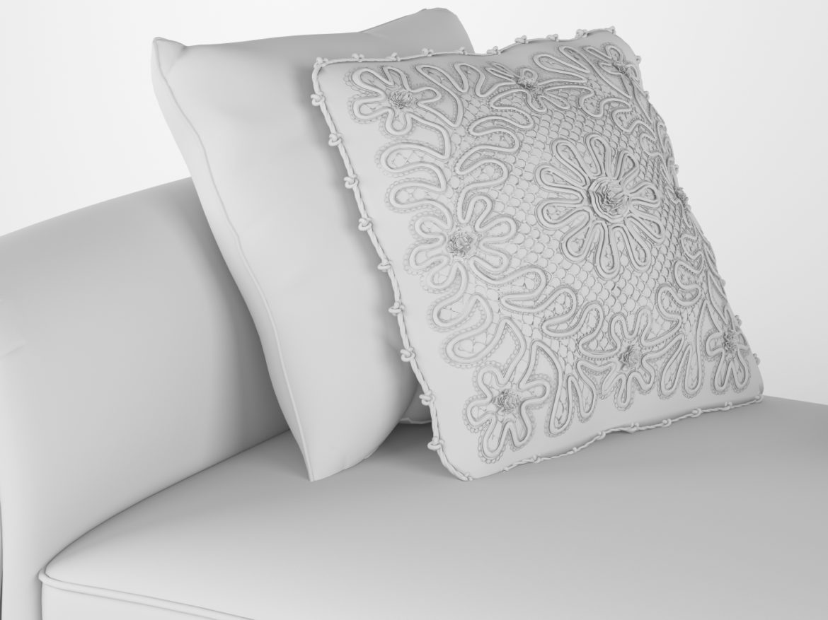 royal sofa with pillows 3d model max fbx ma mb obj 286261