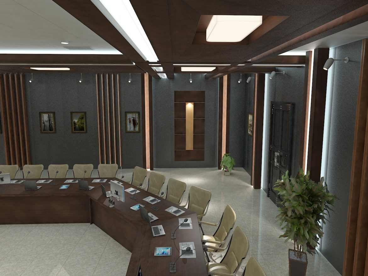 meeting room 1 3d model 3ds max dxf dwg 288132