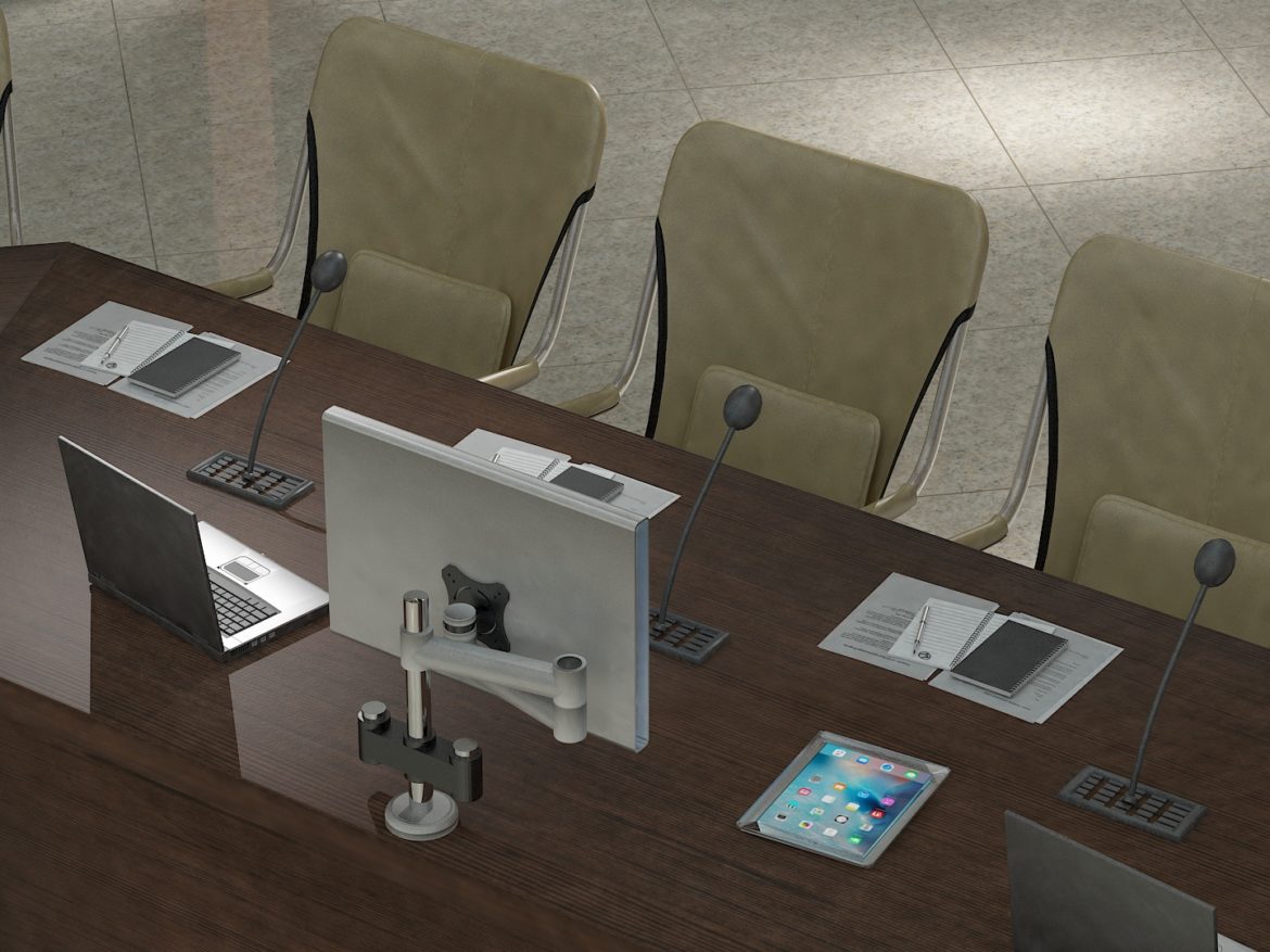meeting room 1 3d model 3ds max dxf dwg 288143
