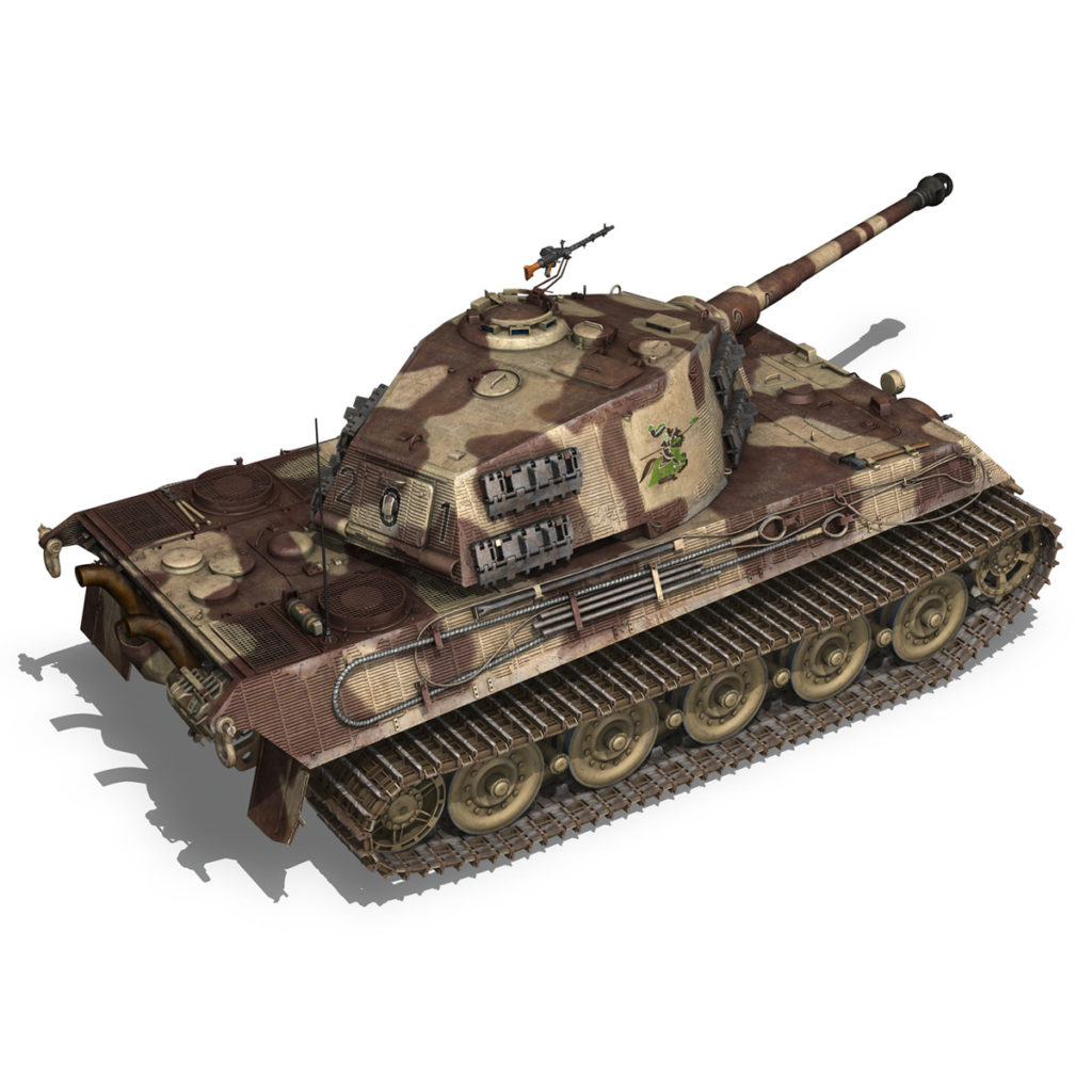 Panzerkampfwagen VI - Ausf B - Tiger II - 201 3D Model - FlatPyramid