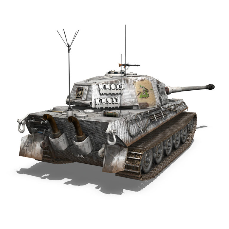 Panzerbefehlswagen Tiger - Ausf B - III 3D Model - FlatPyramid