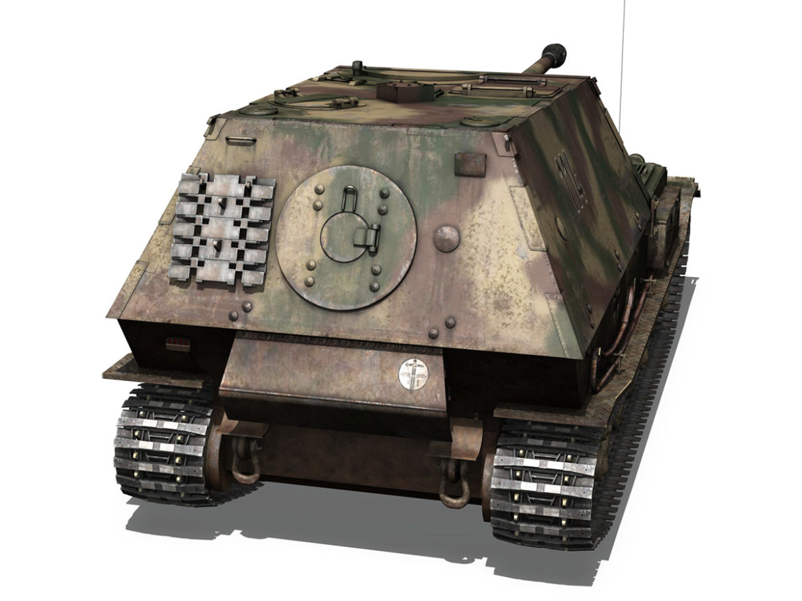 ferdinand tank destroyer – tiger (p) – 114 3d model 3ds fbx c4d lwo obj 293363