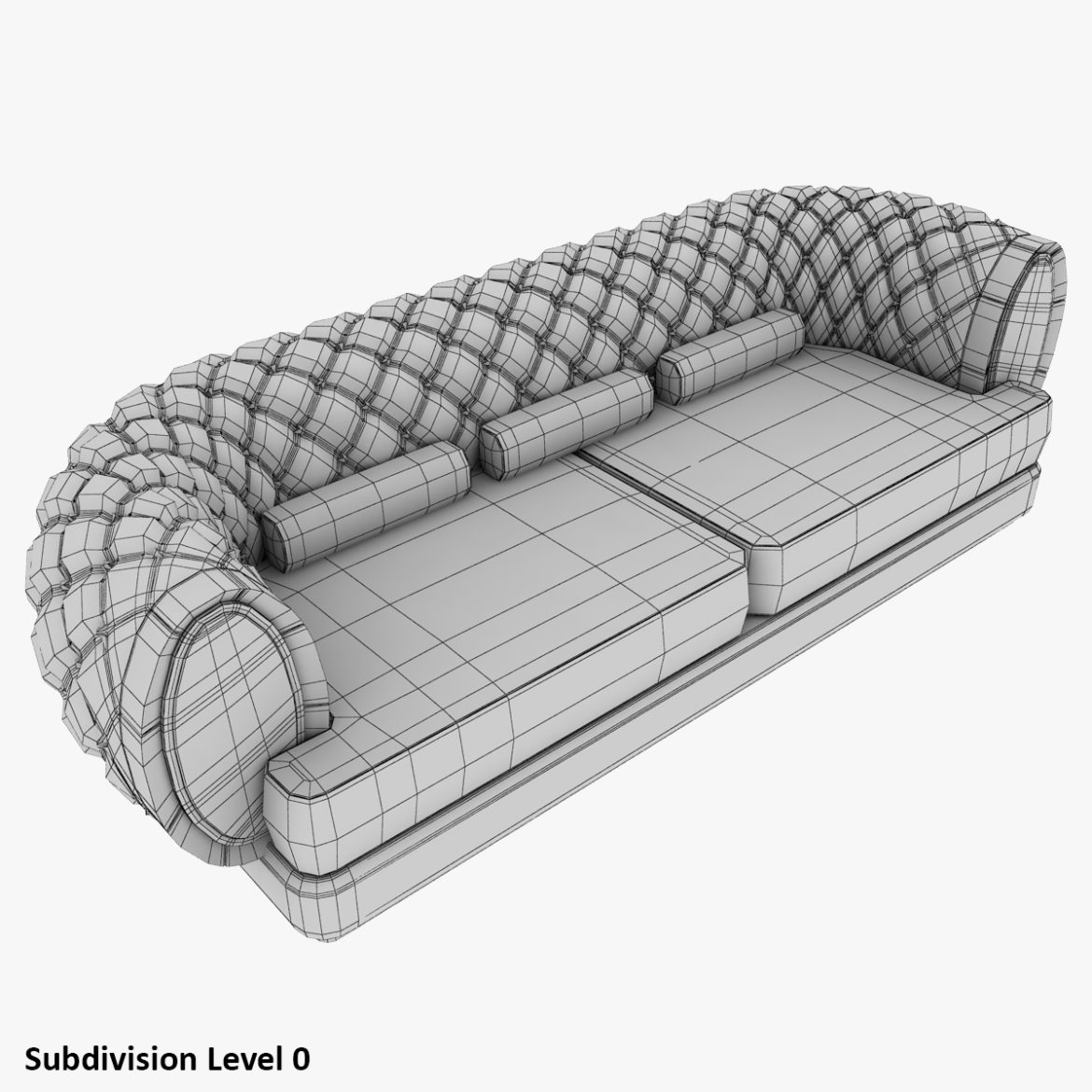 luxury sofa 3d model 3ds max fbx obj 293916
