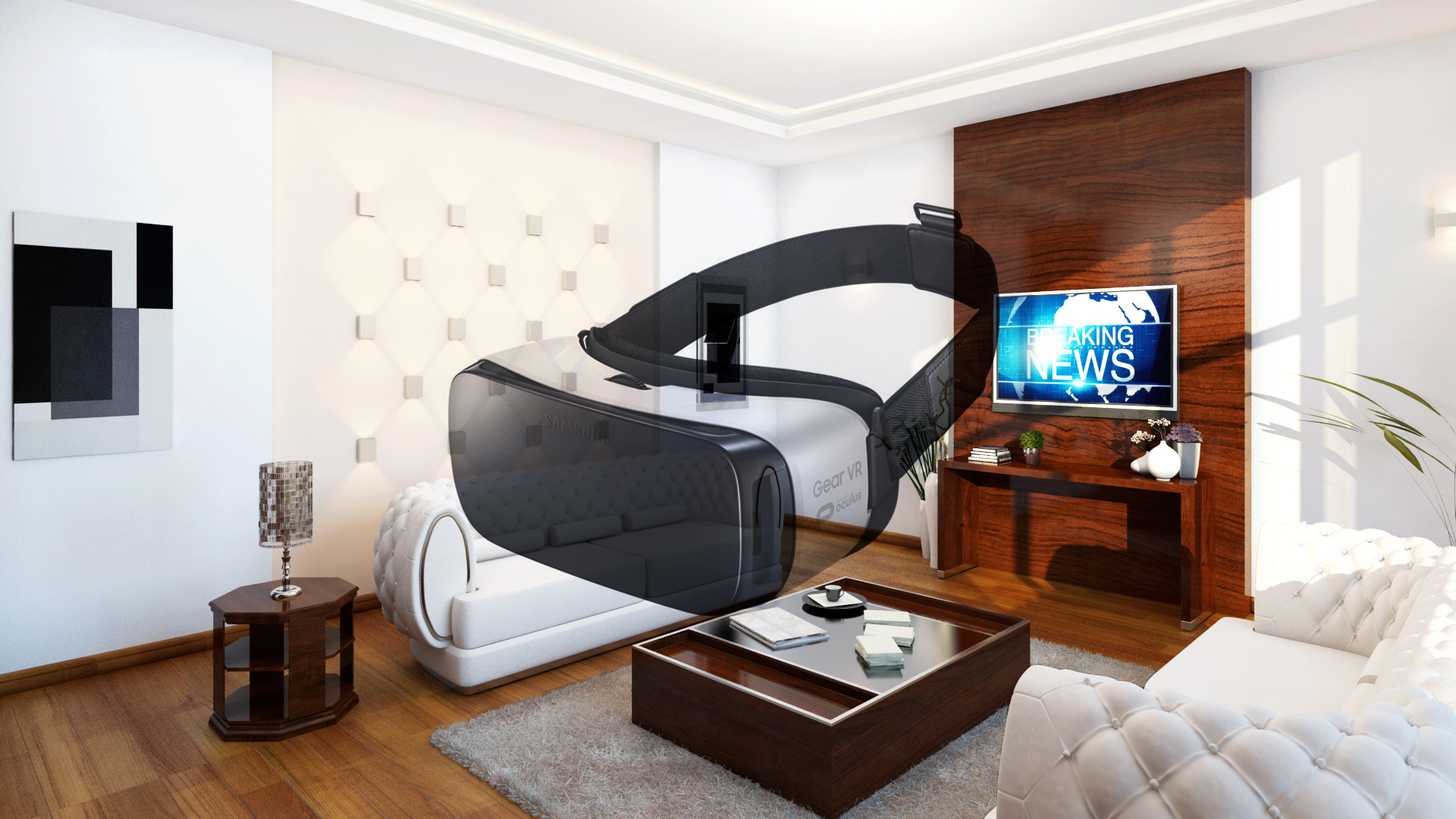 virtual reality living room
