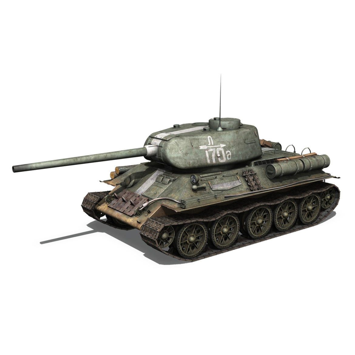 t-34 85 – soviet medium tank – 170 3d model 3ds fbx c4d lwo obj 294177