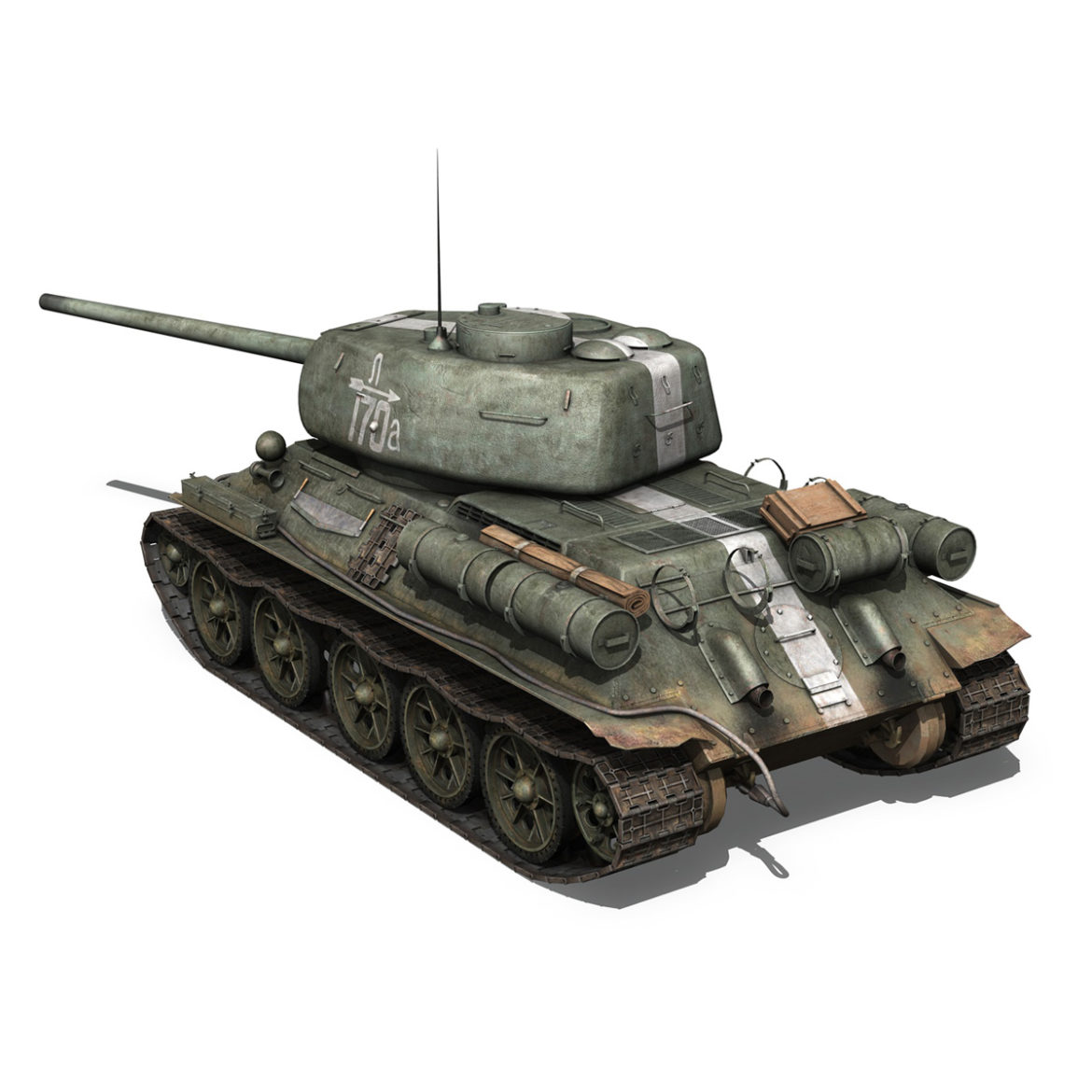 t-34 85 – soviet medium tank – 170 3d model 3ds fbx c4d lwo obj 294179