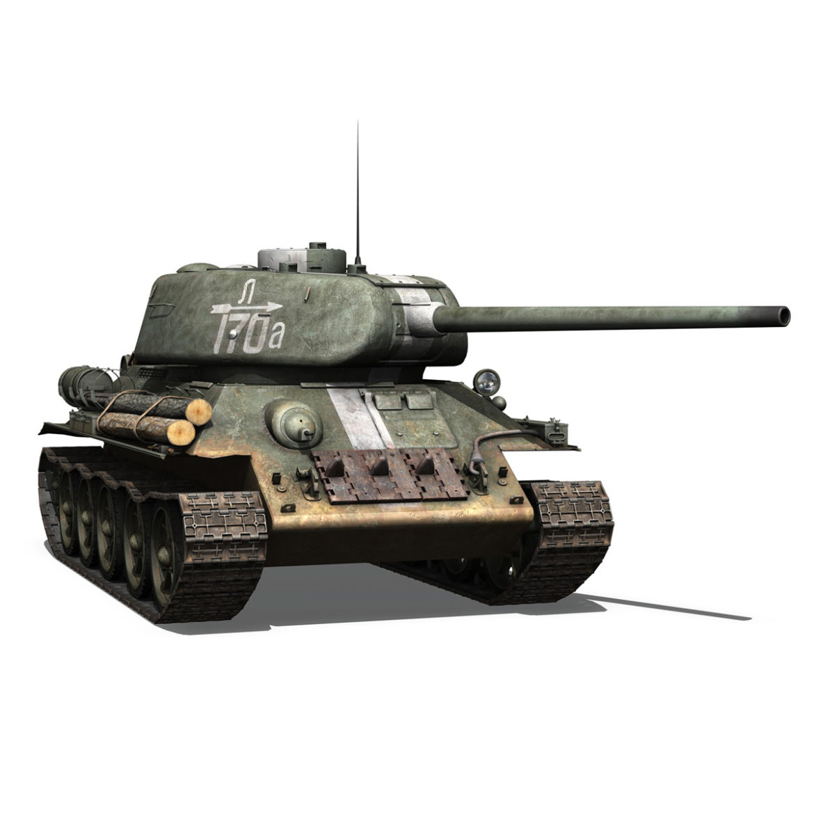 t-34 85 – soviet medium tank – 170 3d model 3ds fbx c4d lwo obj 294183