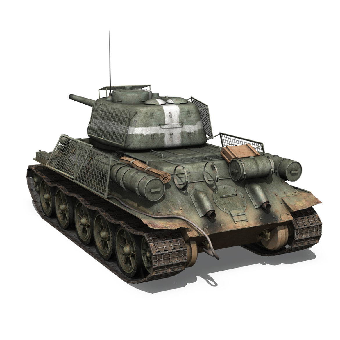 t-34 85 – soviet medium tank – k230 3d model 3ds c4d lwo obj 294220