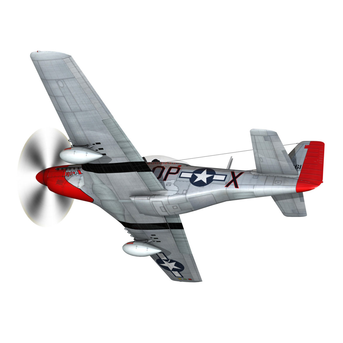 north american p-51d mustang – iron ass 3d model fbx c4d lwo obj 294279