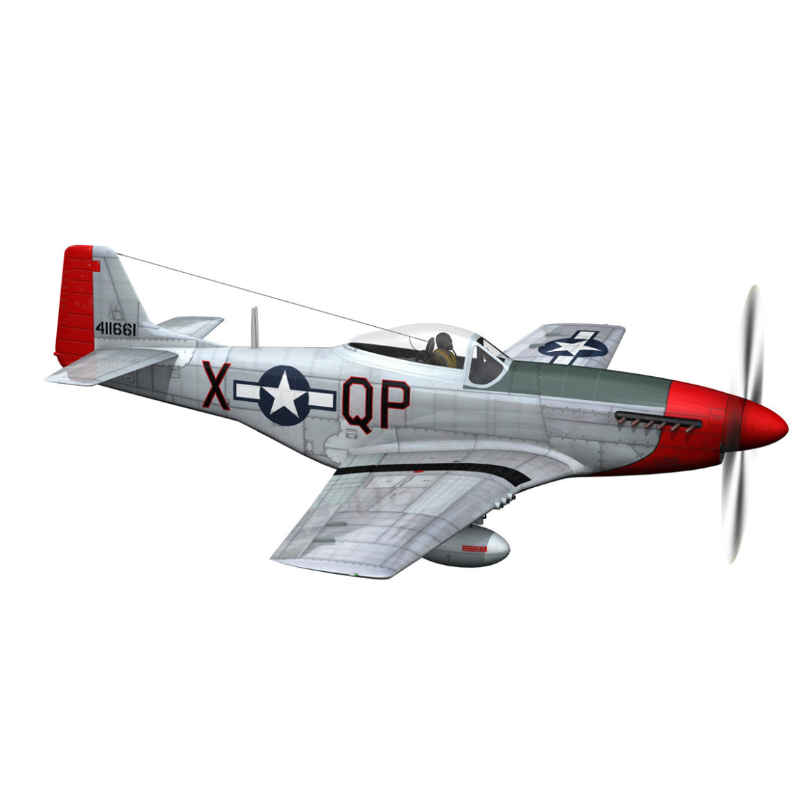 north american p-51d mustang – iron ass 3d model fbx c4d lwo obj 294282