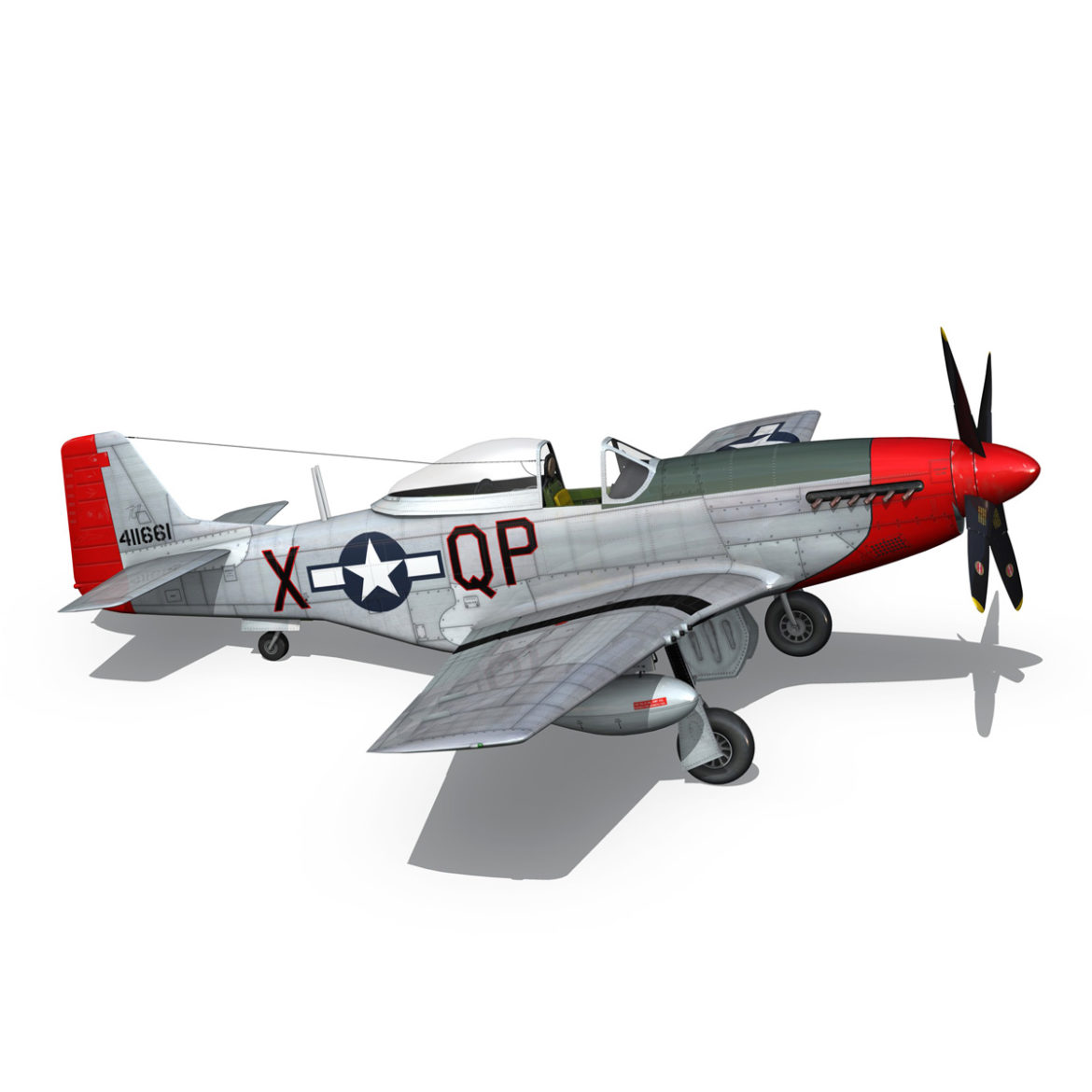 north american p-51d mustang – iron ass 3d model fbx c4d lwo obj 294287