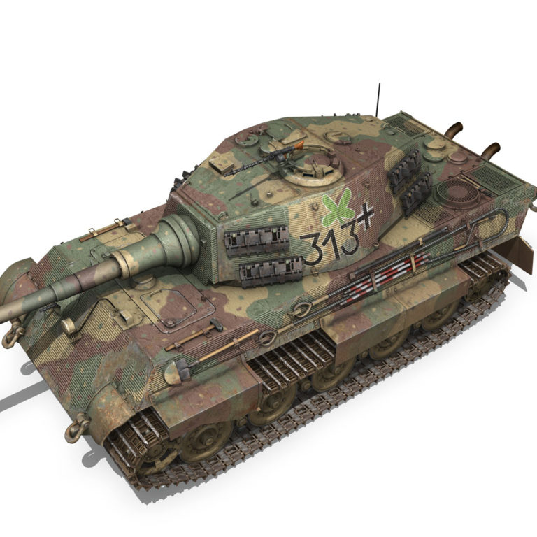 Panzerkampfwagen VI - Ausf B - Tiger II - 313 3D Model - FlatPyramid