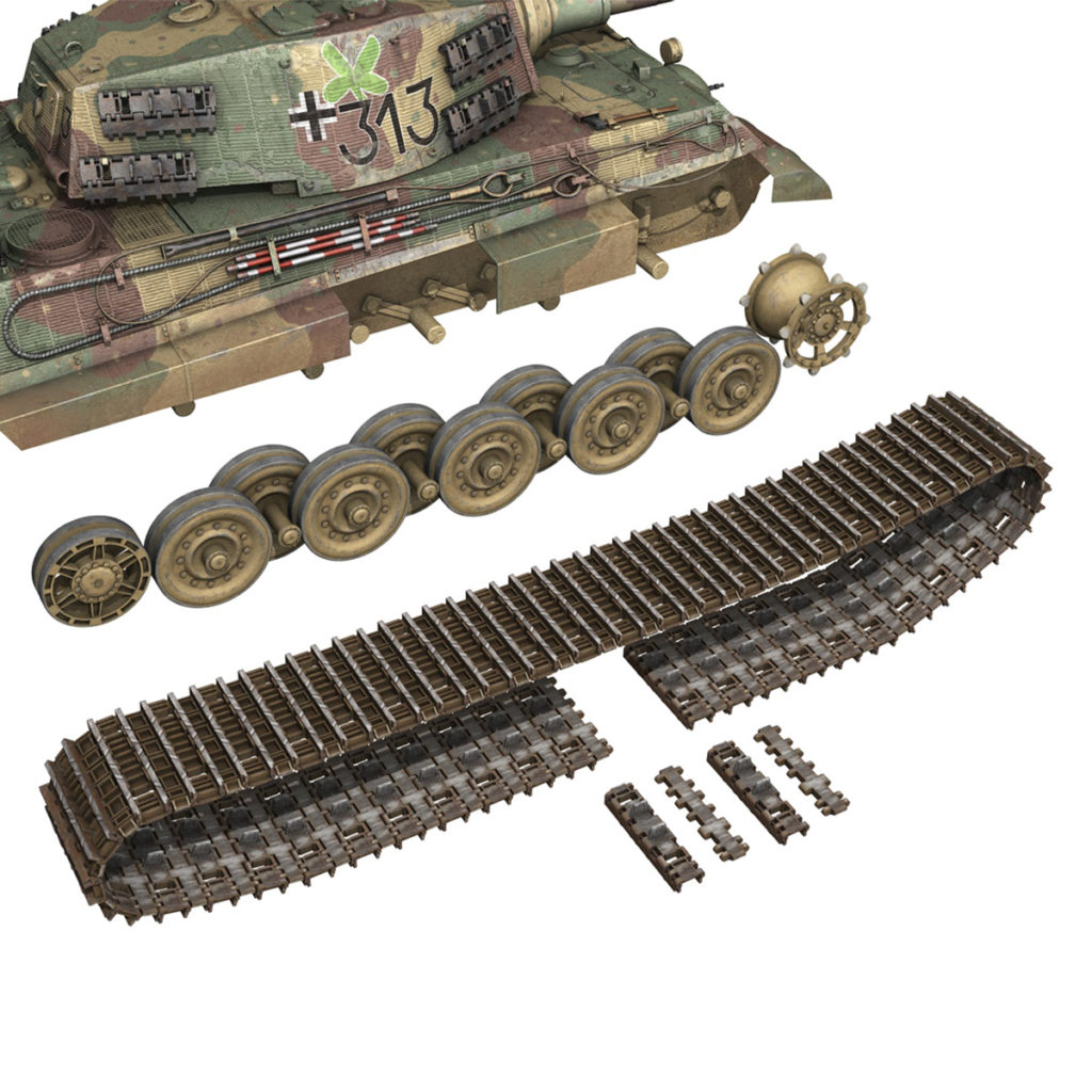 Panzerkampfwagen VI - Ausf B - Tiger II - 313 3D Model - FlatPyramid