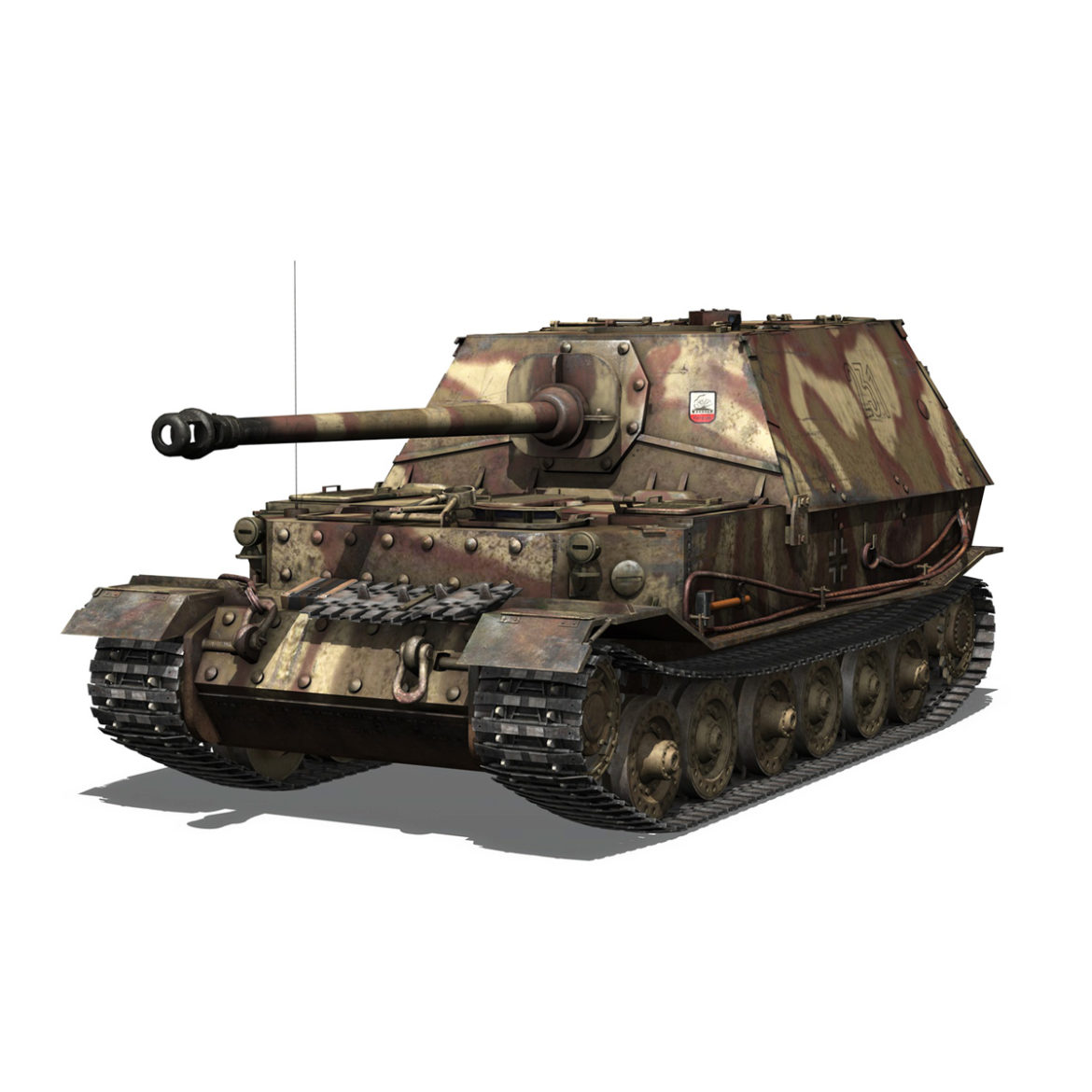 ferdinand tank destroyer – tiger (p) – 231 3d model 3ds fbx c4d lwo obj 295018