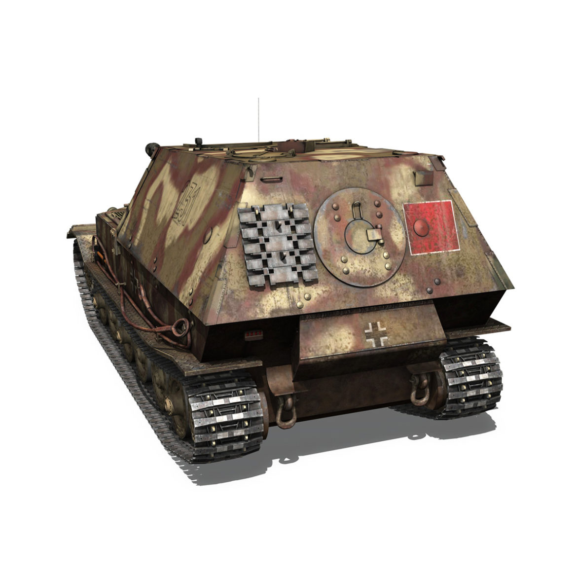 ferdinand tank destroyer – tiger (p) – 231 3d model 3ds fbx c4d lwo obj 295021