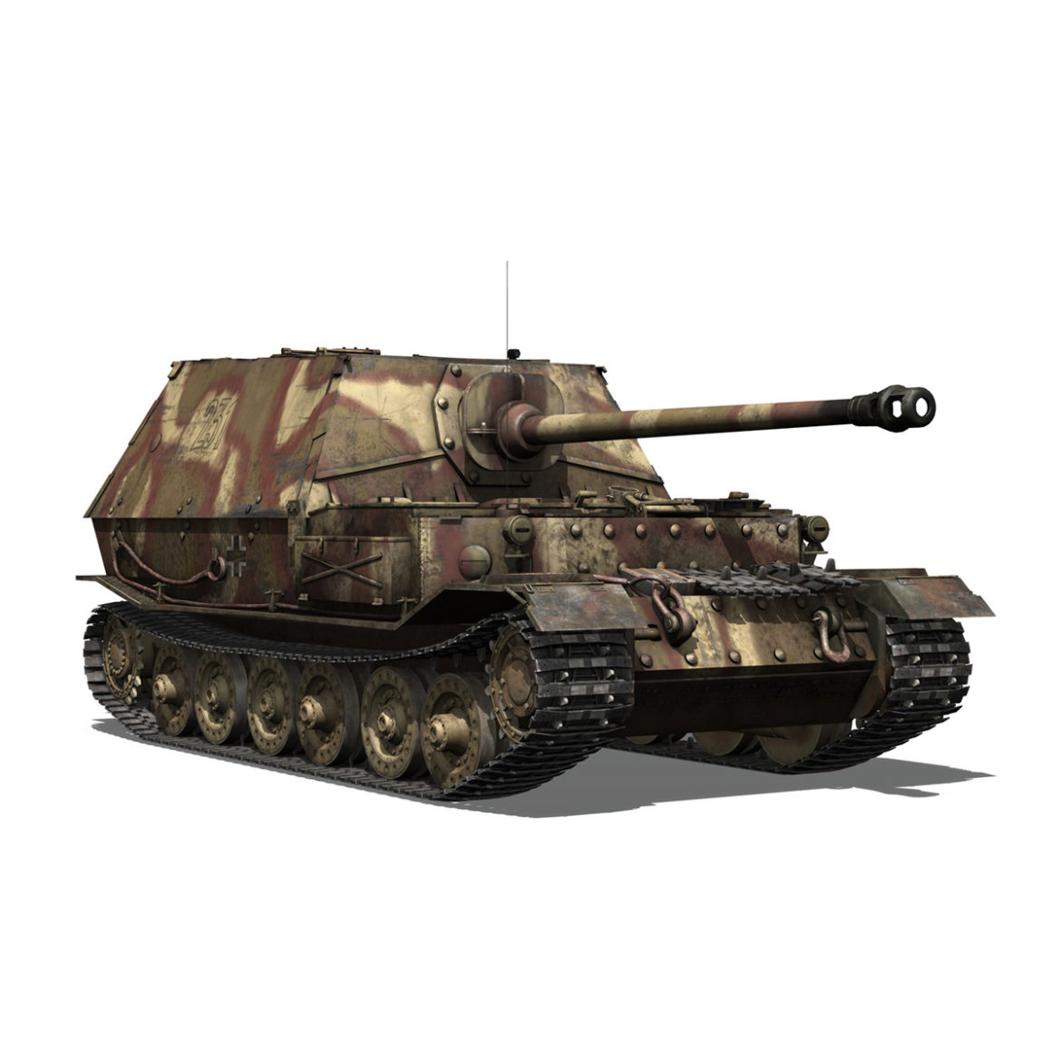 ferdinand tank destroyer – tiger (p) – 231 3d model 3ds fbx c4d lwo obj 295025