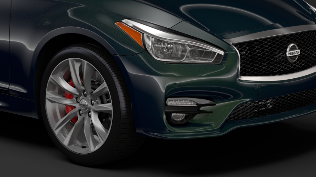 Nissan Fuga Sport 2018 3D Model - FlatPyramid