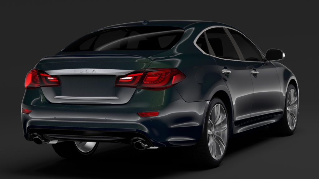 Nissan Fuga Sport 2018 3D Model - FlatPyramid