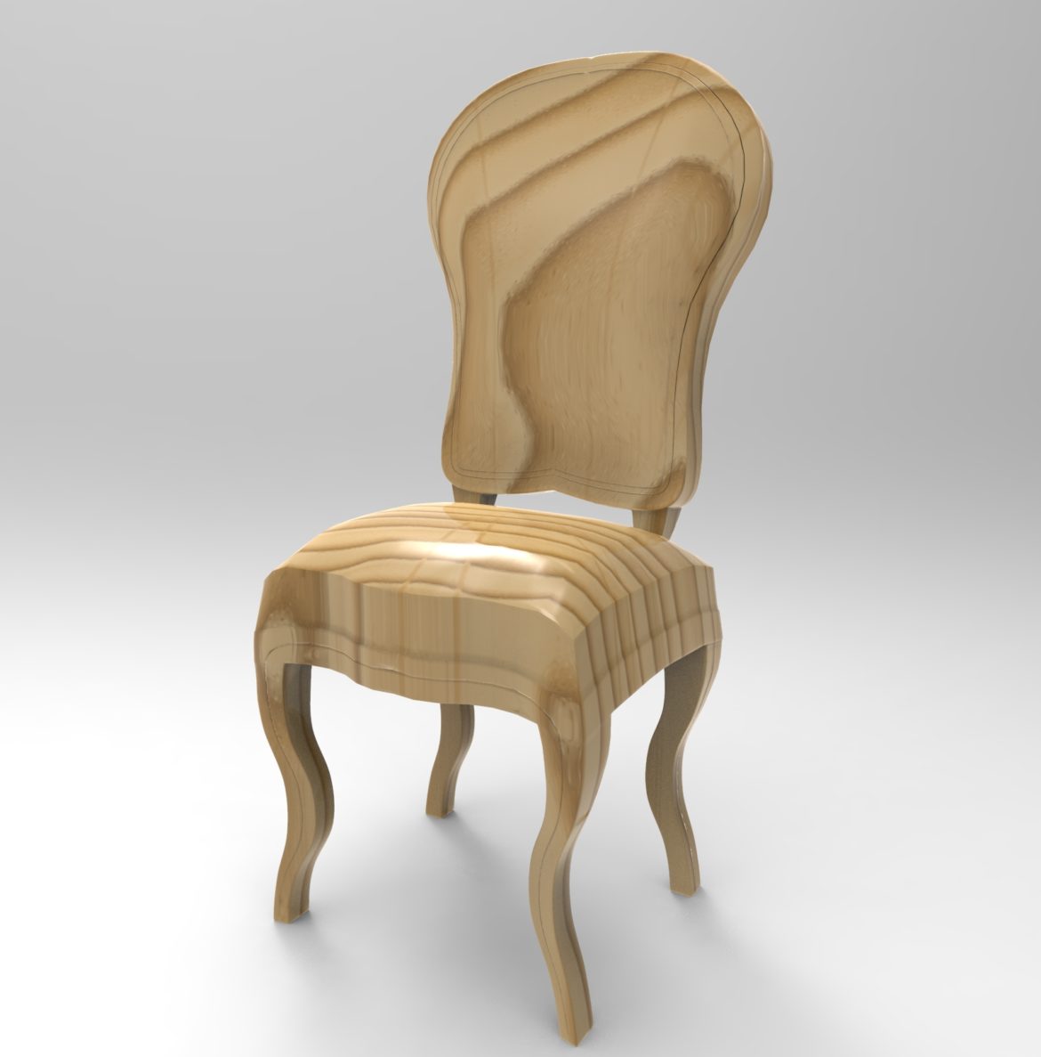chair chapender-7 3d model max obj 295877