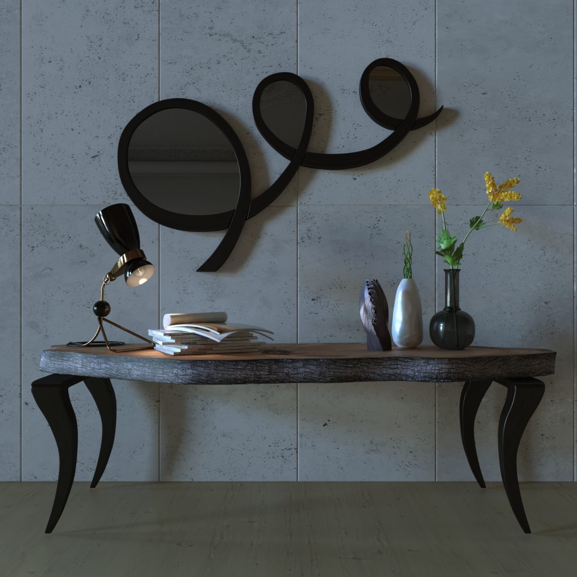 table and mirror-16 3d model max obj 295985