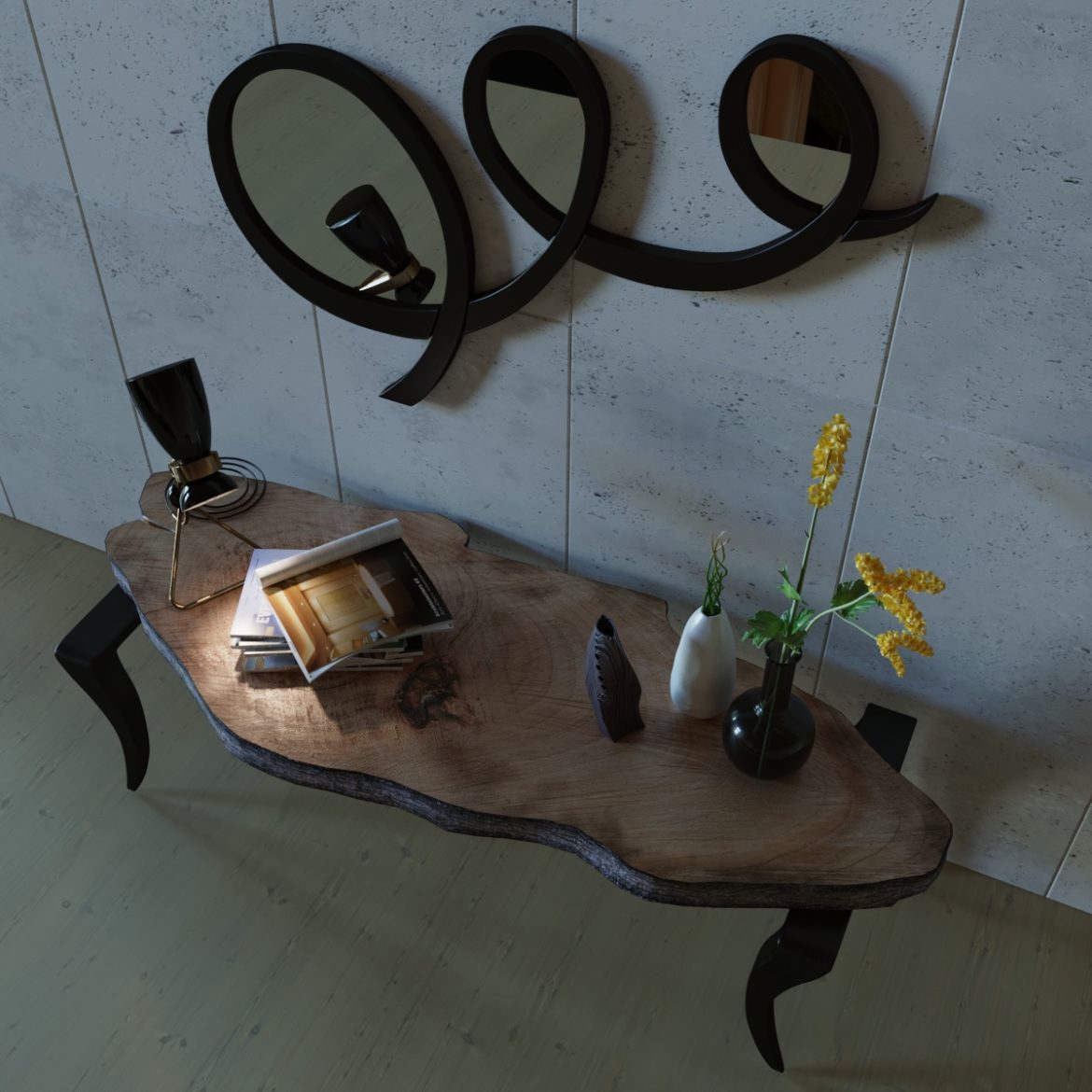 table and mirror-16 3d model max obj 295987
