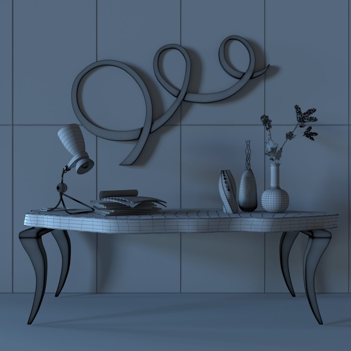 table and mirror-16 3d model max obj 295989