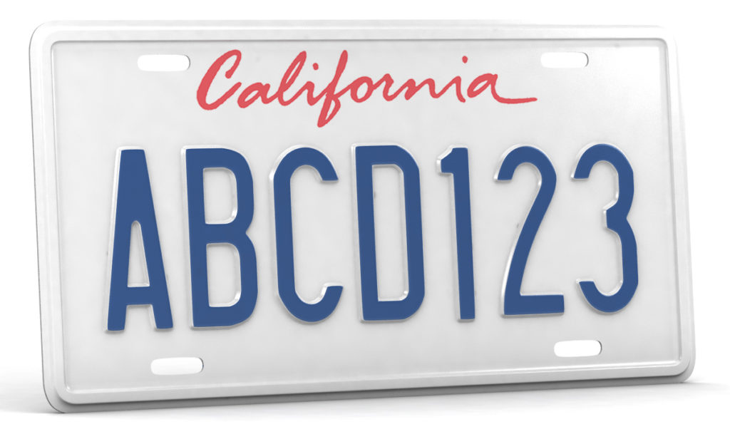 CAR LICENSE PLATE 3D Model FlatPyramid