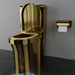 luxury toilet-33 3d model obj max 297056