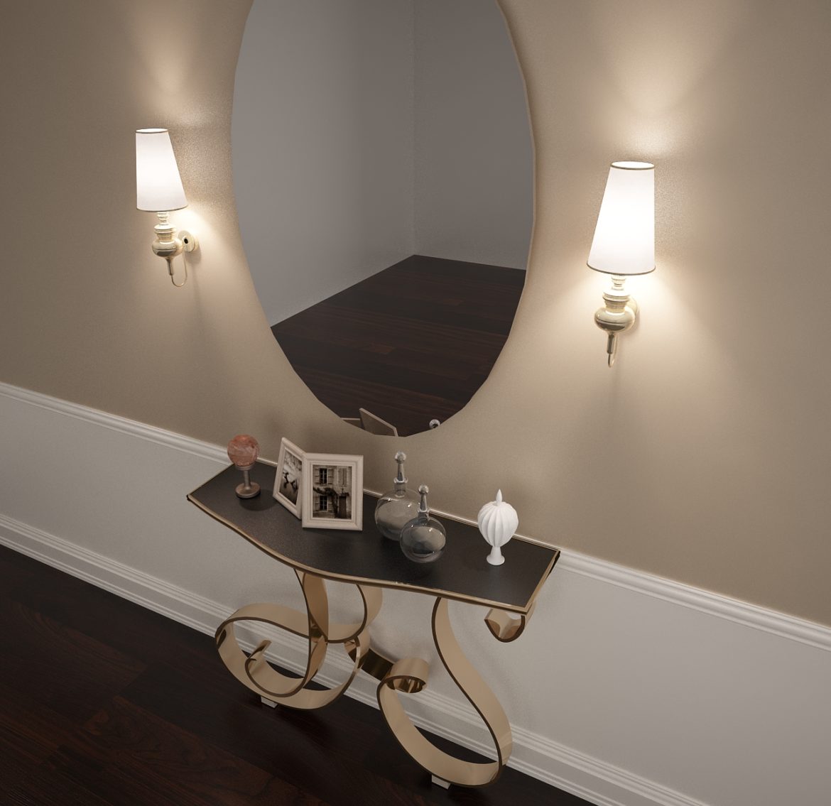 table and mirror-35 3d model max obj 297394