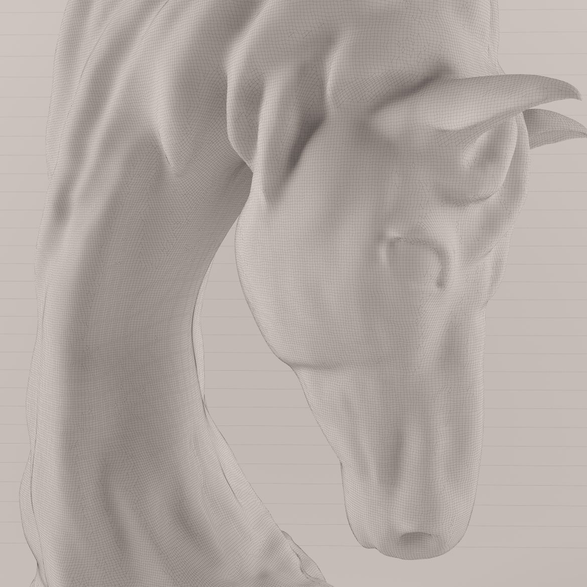 horse statue-402 3d model max obj 297501