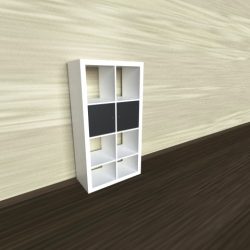 white bookcase 3d model 3ds max 297540