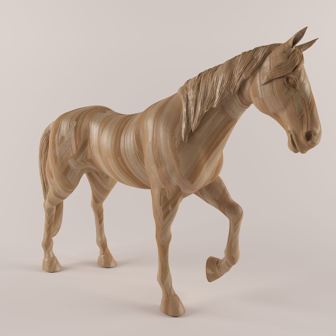 wooden horse-43 3d model max obj 297568