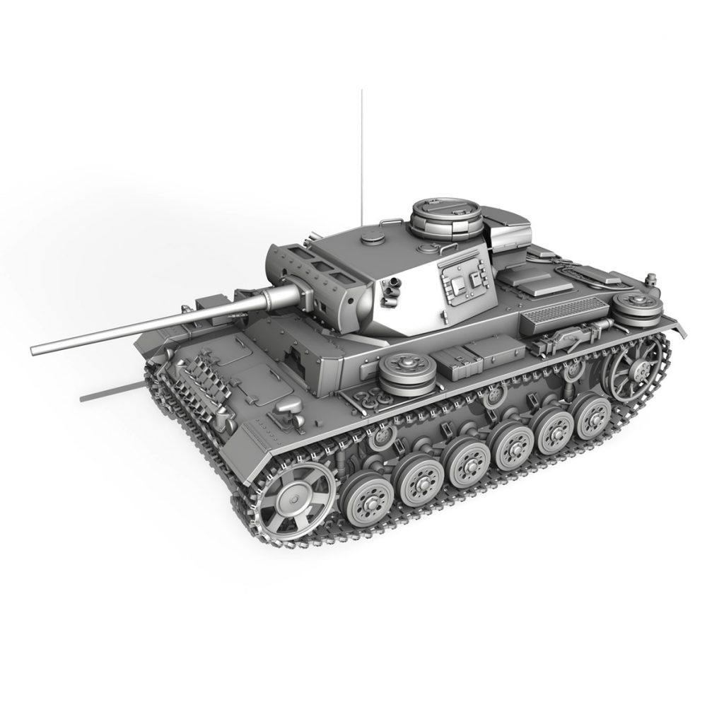 PzKpfw III - Panzer 3 - Ausf.M - 513 3D Model - FlatPyramid