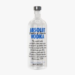absolut vodka bottle 3d model max fbx ma mb obj 298084