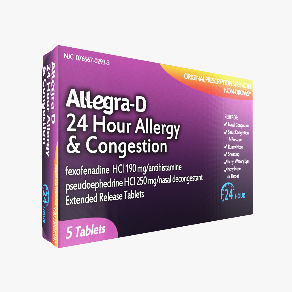 allegra allergy drug 3d model max fbx ma mb obj 298096
