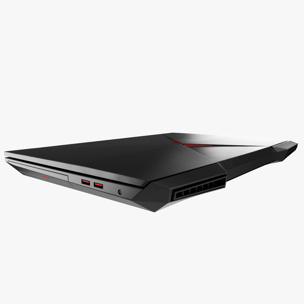 generic gaming notebook laptop 3d model max fbx ma mb obj 298249